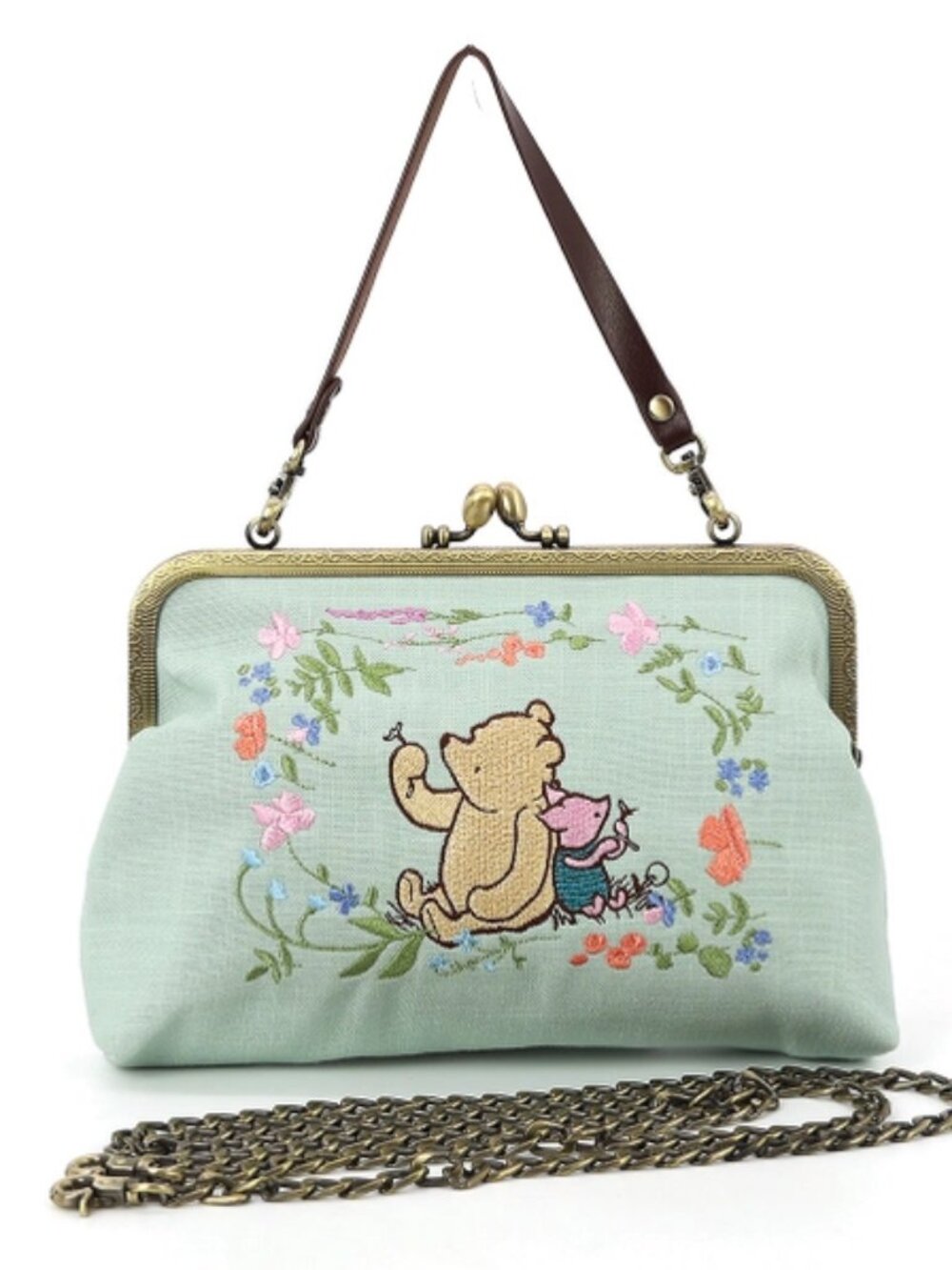 Pooh and Piglet Kisslock Bag NEW!